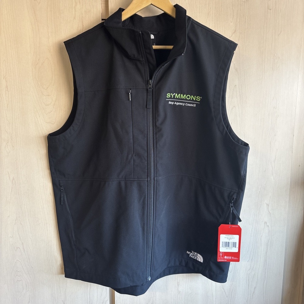 NEW W/TAGS The North Face Castle Rock softshell zip-up vest jacket Mens XL LOGO